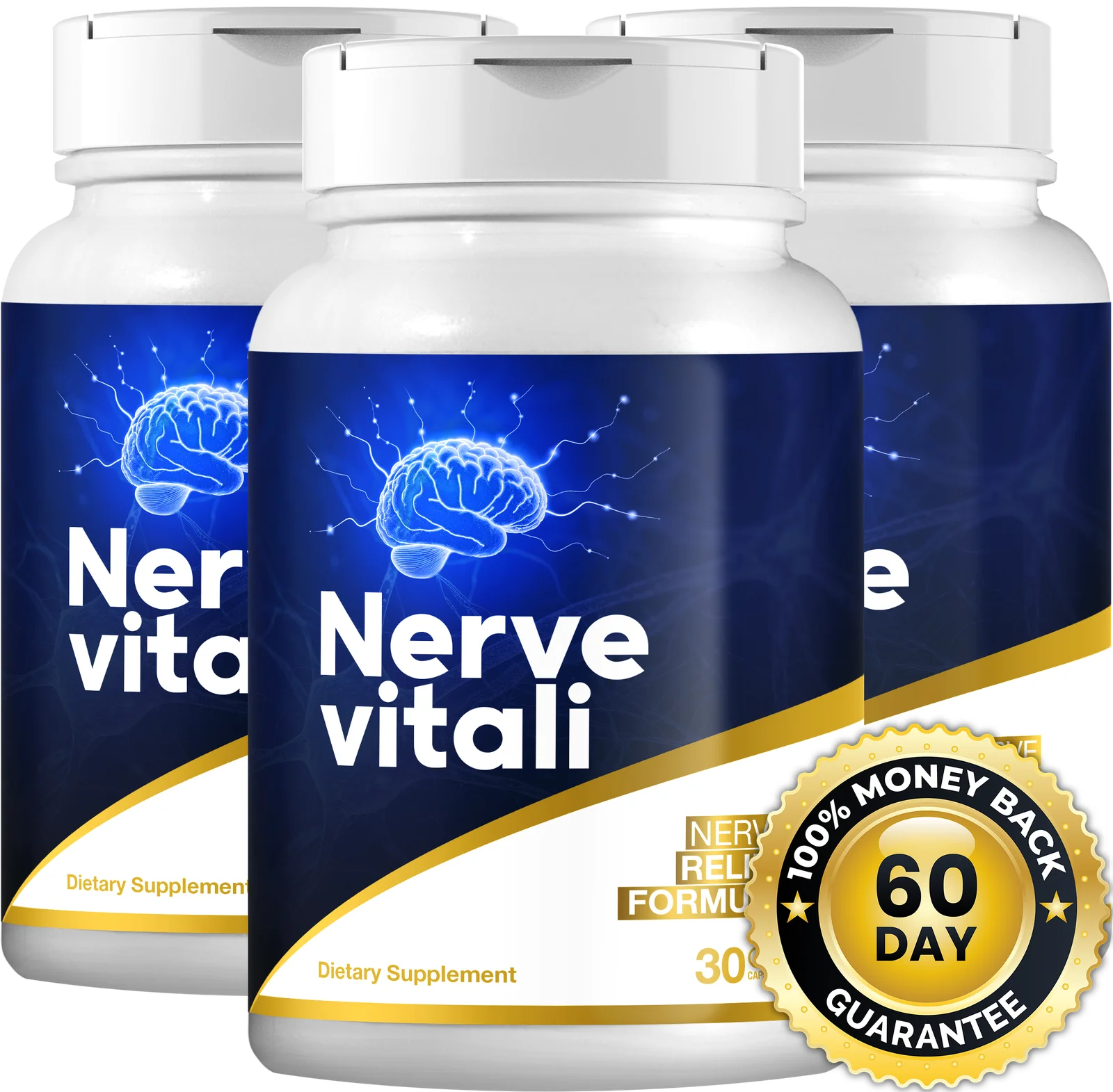 Nerve Vitali supplement bottle - official product